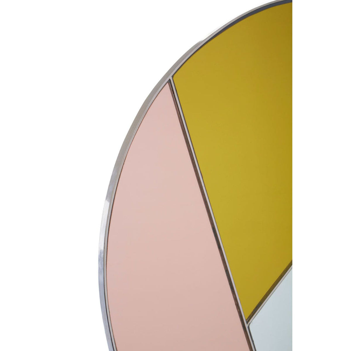 Pattern Round Wall Mirror