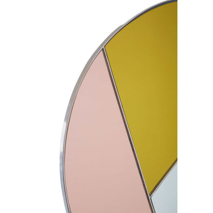 Pattern Round Wall Mirror