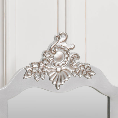 Antique Silver Vanity Mirror